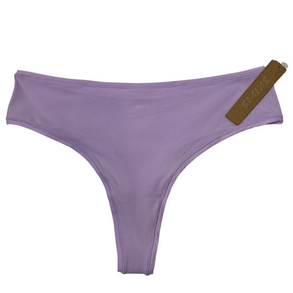 SKIMS Fits Everybody Thong Lot of 2 Plum Sugar Plum 2X - Picture 3 of 11